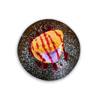 Ube + cherry bao nut