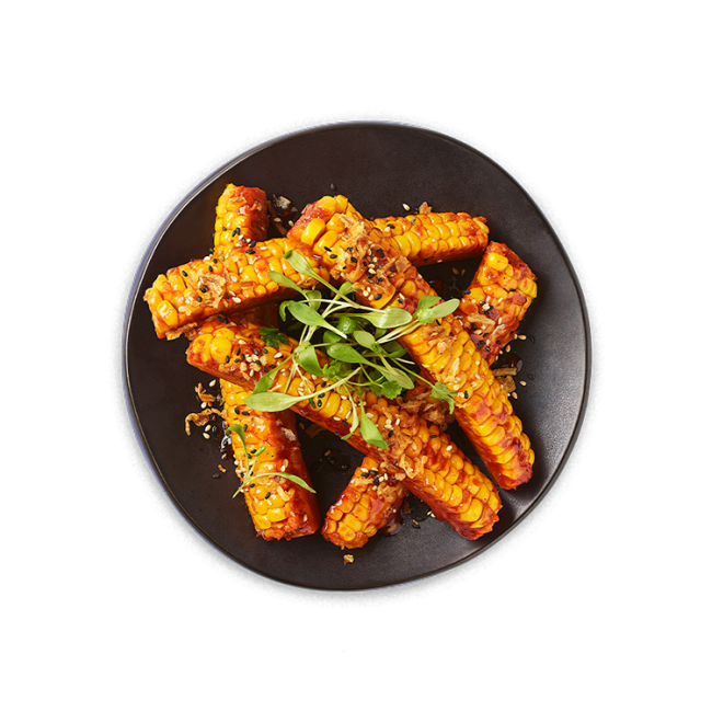 gochujang tamarind corn ribs