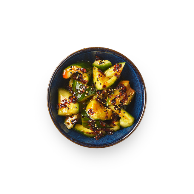 spicy smashed cucumber