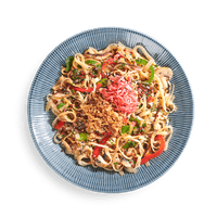 Yasai yaki soba rice noodles